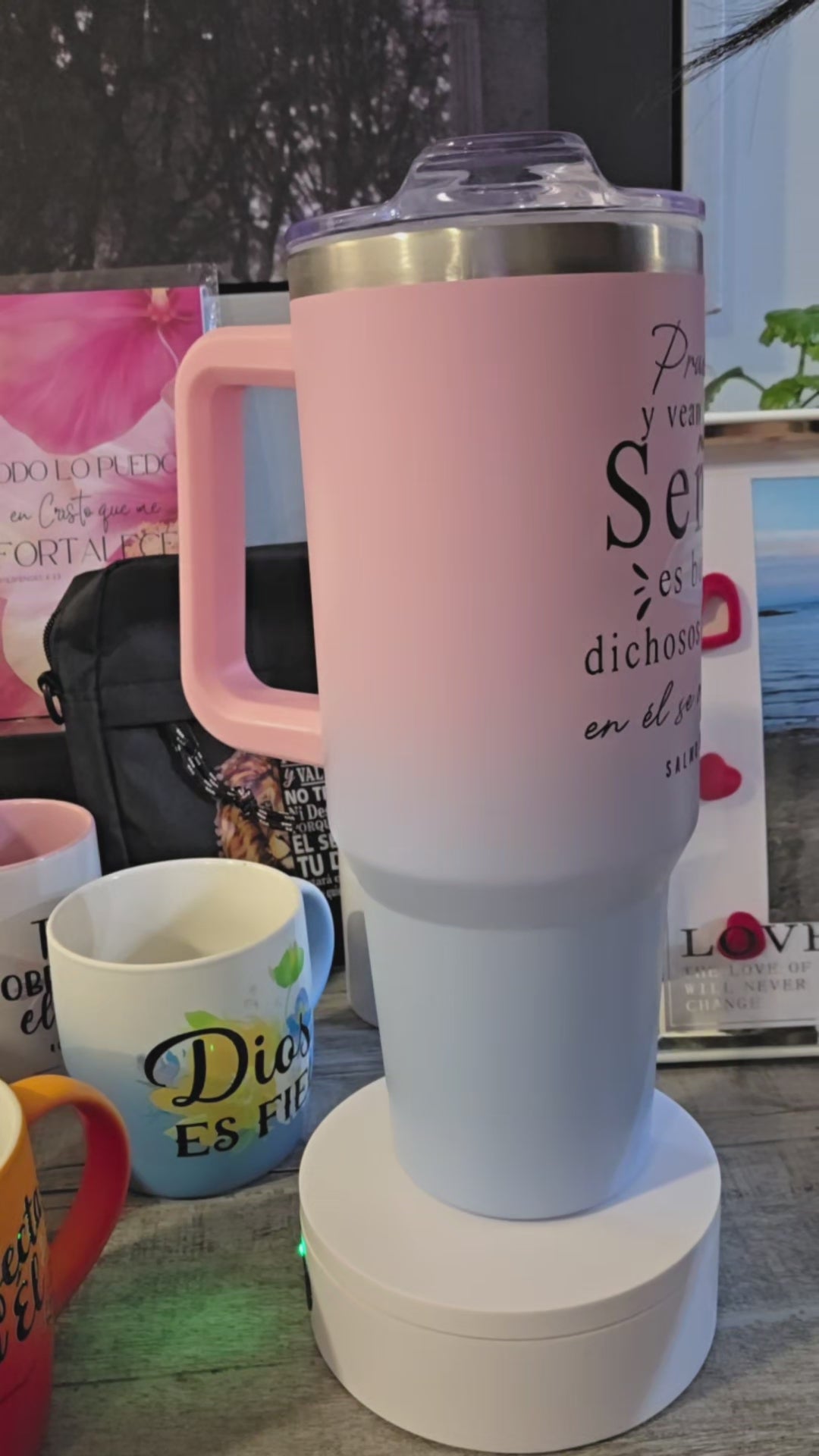 Stainless 40 oz. Hermoso para mantenerte frescas las bebidas