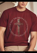 Camisa para el con motivación Large