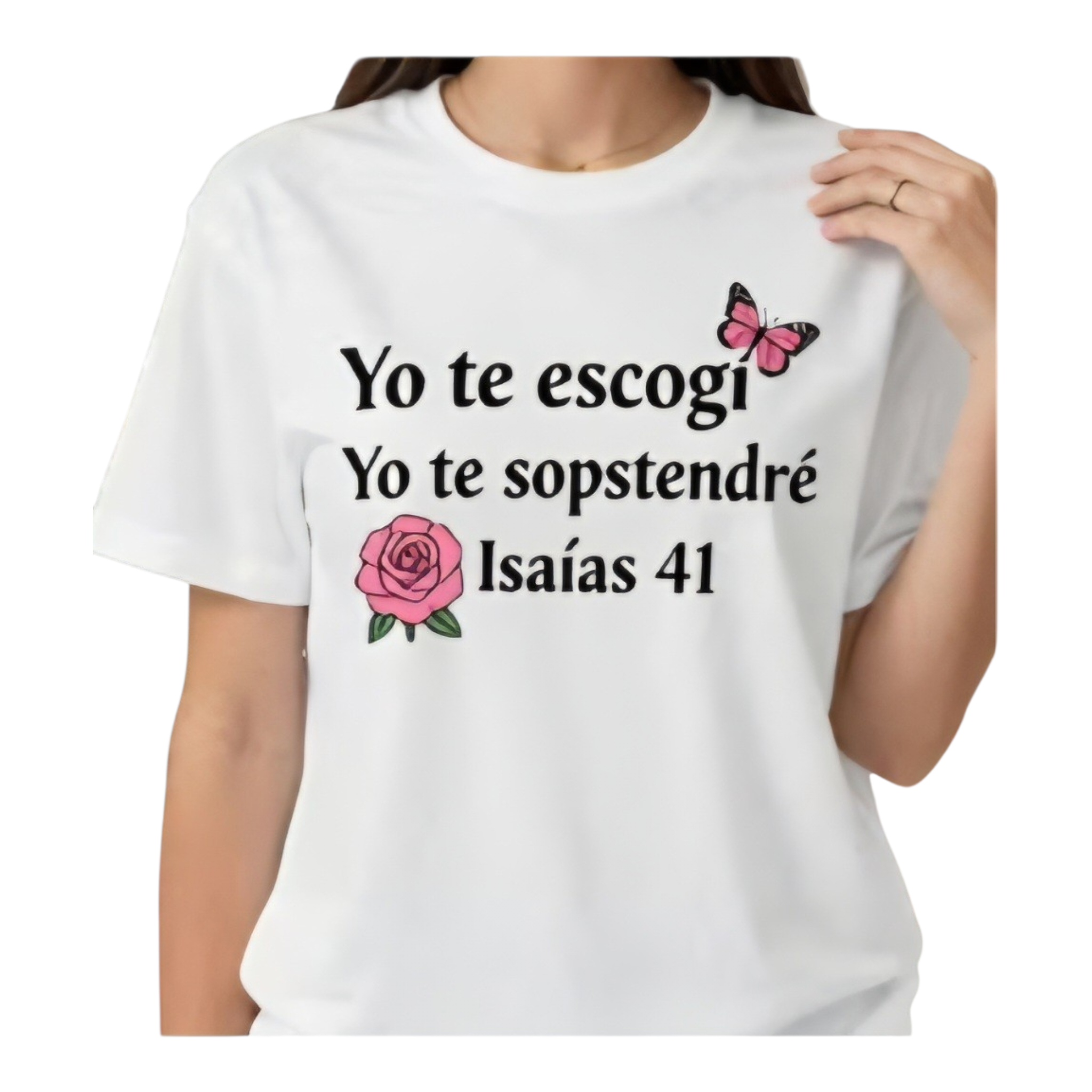 Camiseta hermosa para recordar quien eres en Dios 🩷 tamaño mediano