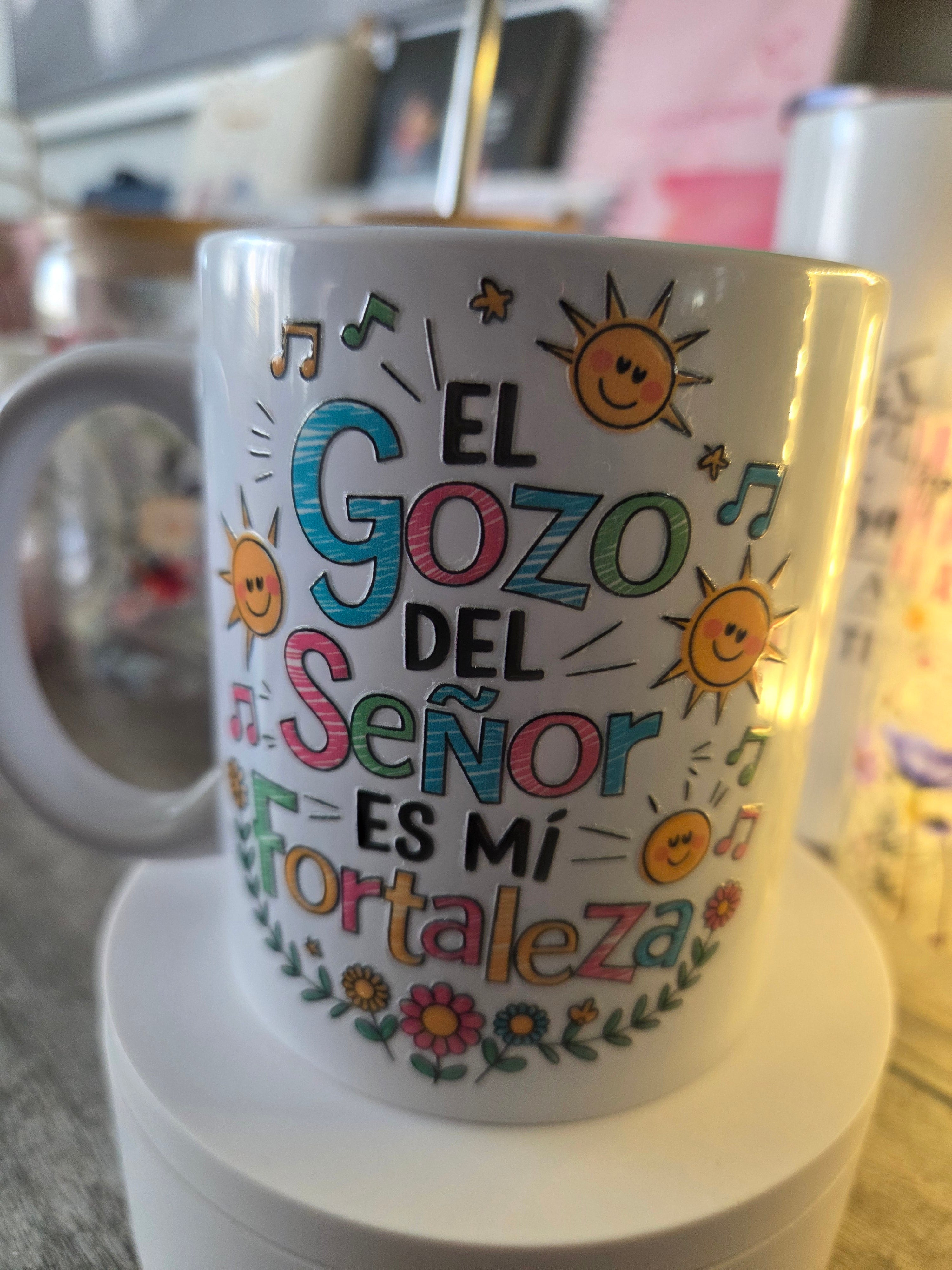 Tazas lado dulce / lado fuerte verdad  y vida .