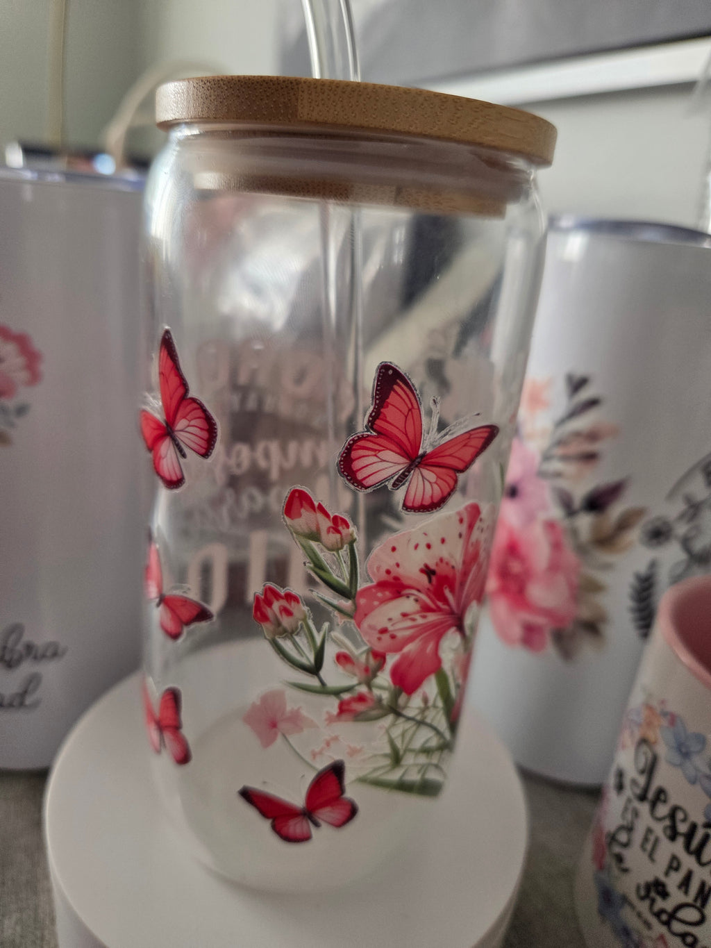 Jar de vidrio para hidratarte especial para regalo ó uso personal