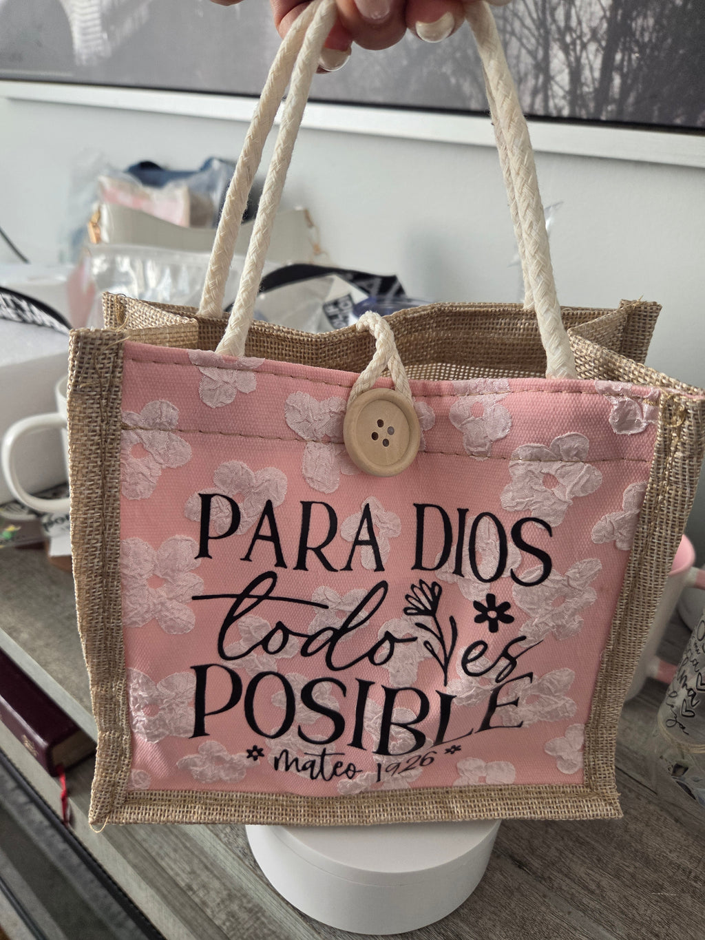 Bolsa preciosa on the go.